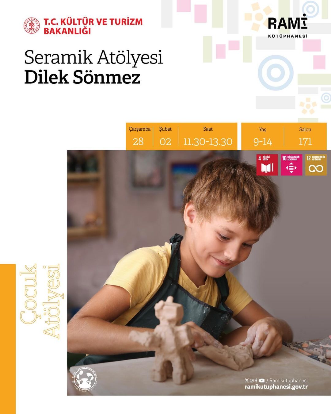 Rami Kütüphanesi - Seramik Atölyesi: Dilek Sönmez